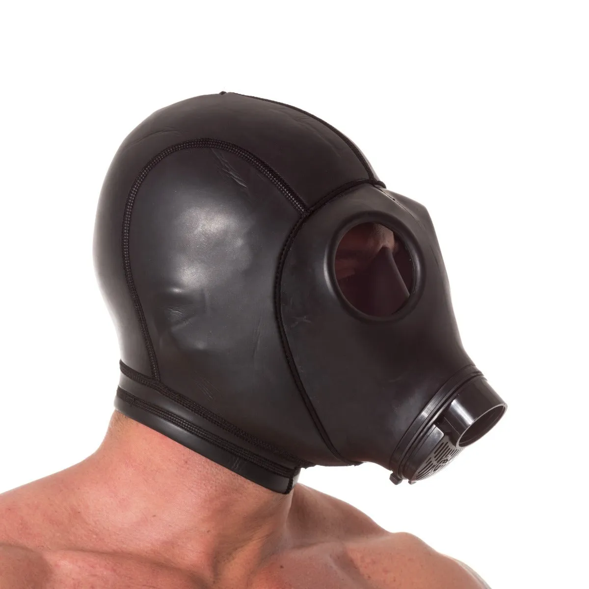 665 Inc Neoprene Gas Mask Hood Black