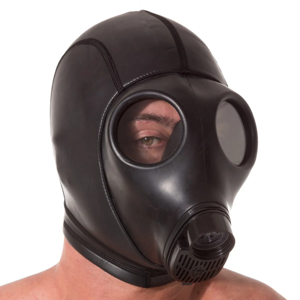 665 Inc Neoprene Gas Mask Hood Black