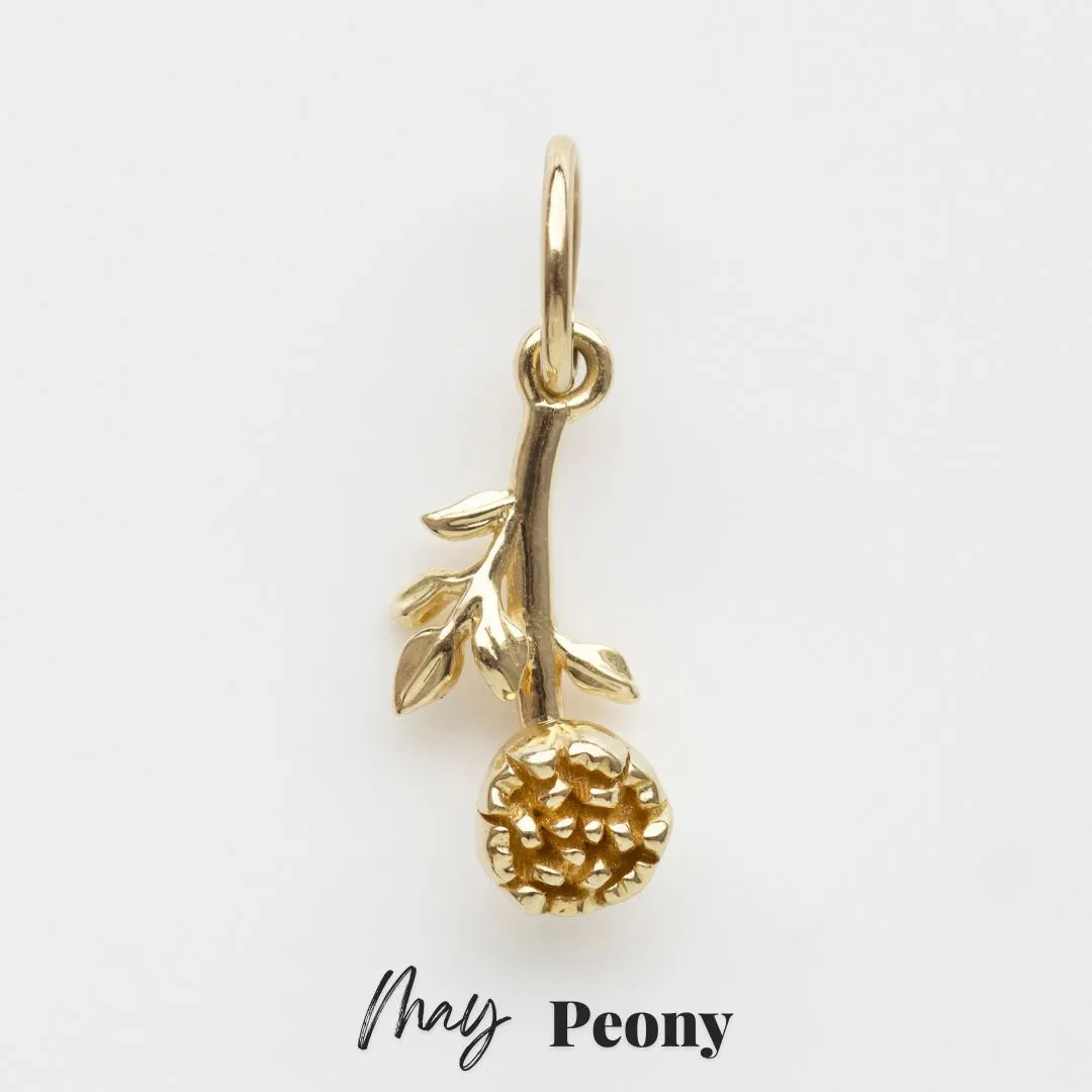 Birth Flower Charm