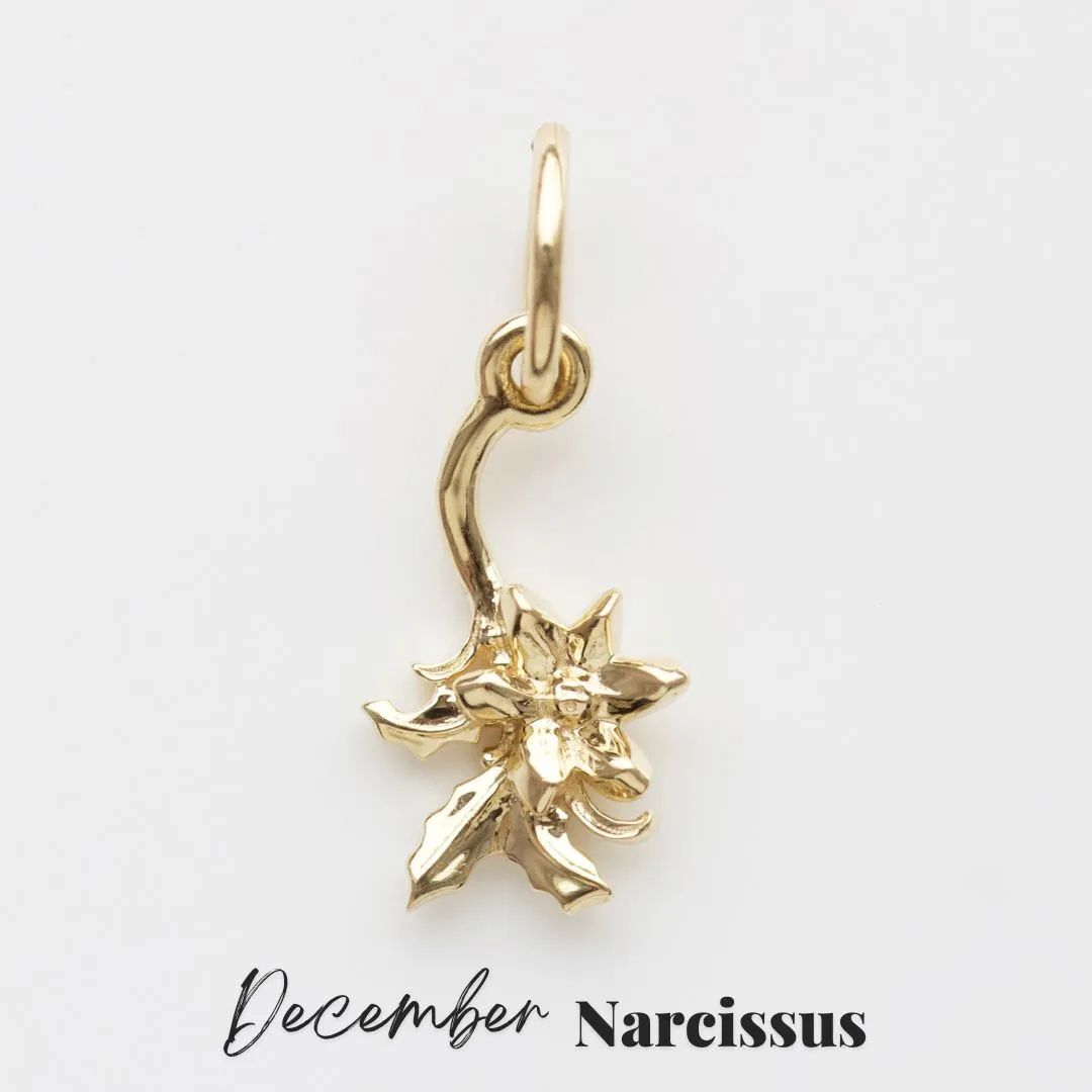 Birth Flower Charm