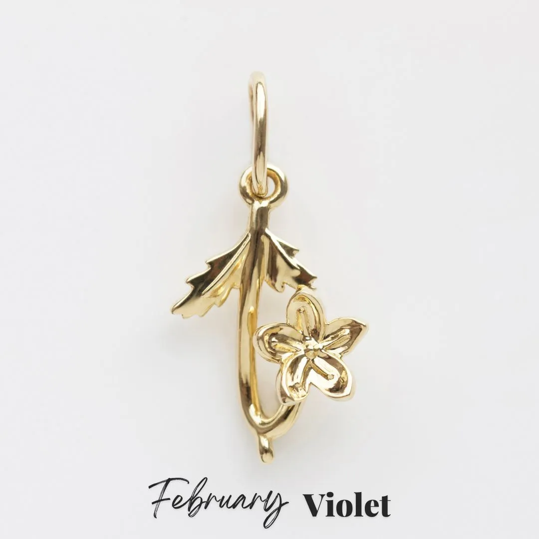 Birth Flower Charm