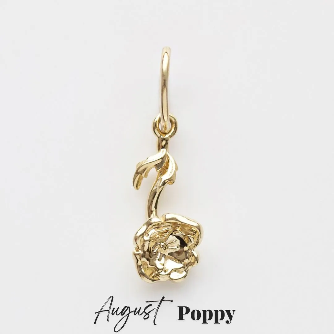 Birth Flower Charm