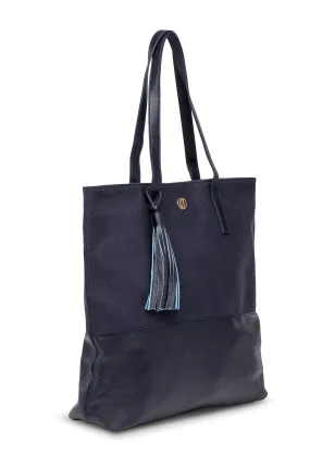 Canvas Shopper Navy