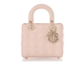 Dior Small Pink Lambskin Lady Dior