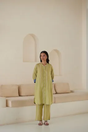 Endless Laughter Lime Kurta Set