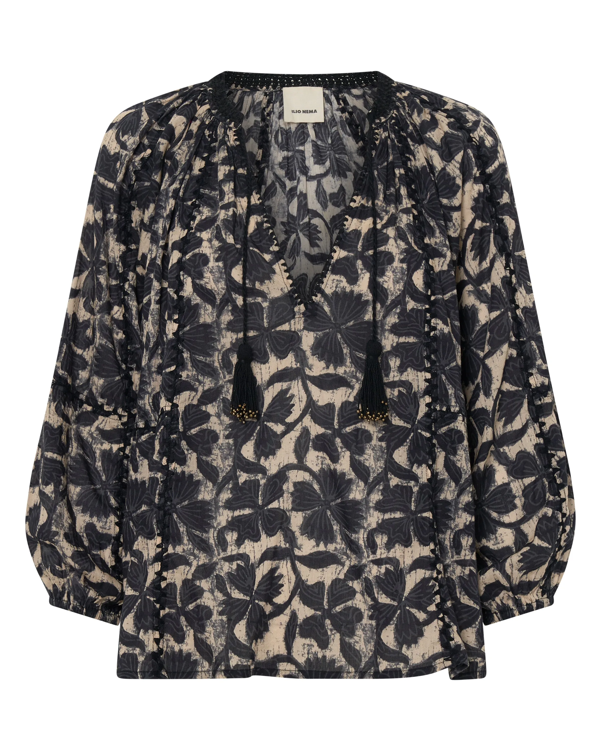 Euthenia Clover Print Blouse