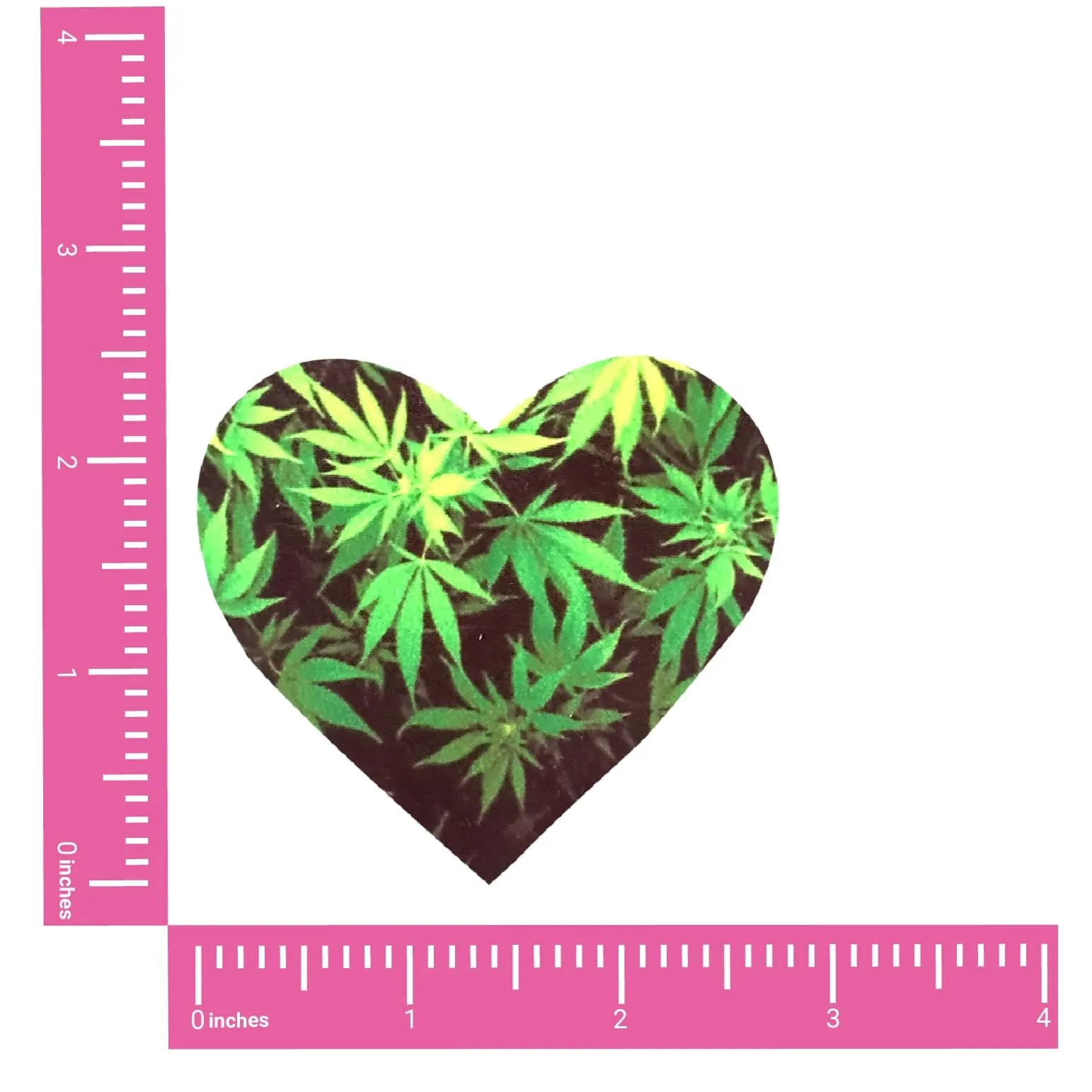 Freaking Awesome Weed I Heart U Nipple Cover Pasties