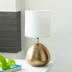 'Golden Droplet' Decorative Table Lamp (17.0 Inches, Iron)