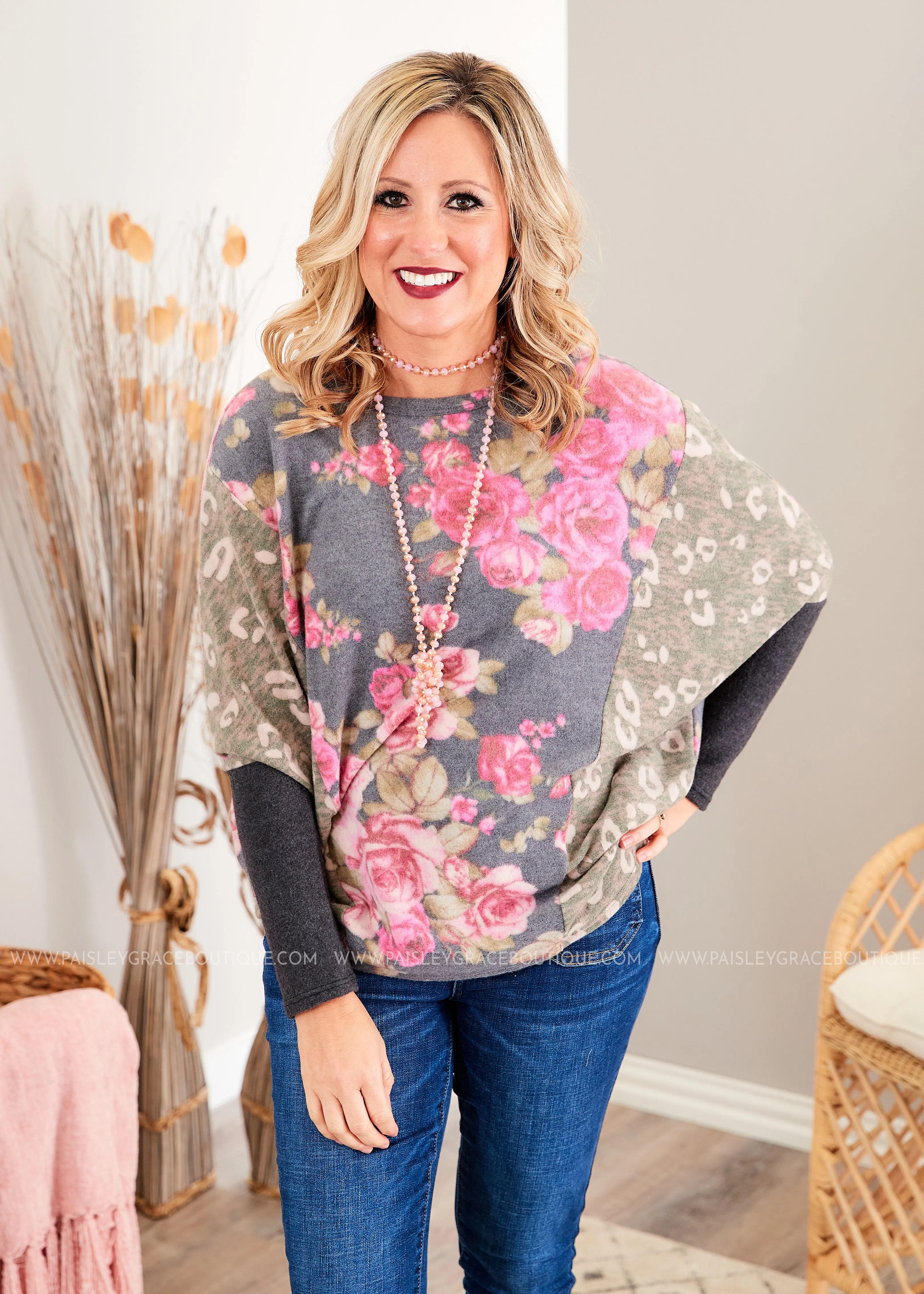 Graceful Garden Top  - FINAL SALE