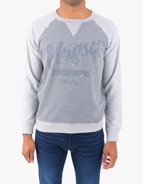 GRAY MUGSY RAGLAN CREW