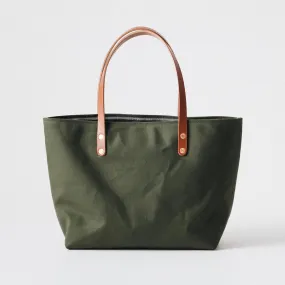 Green Canvas East West Tote