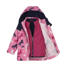 Hatley 4-in-1 Playful Horses Winter Jacket