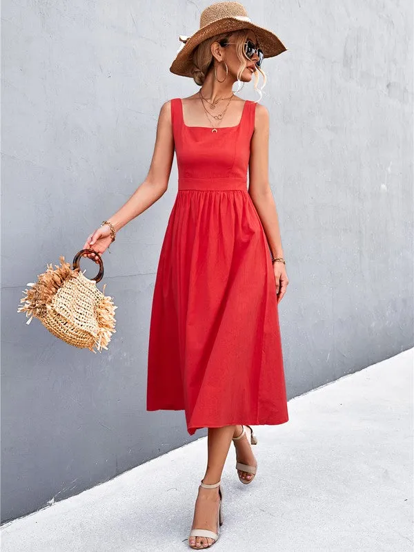 Lady In Red Dress