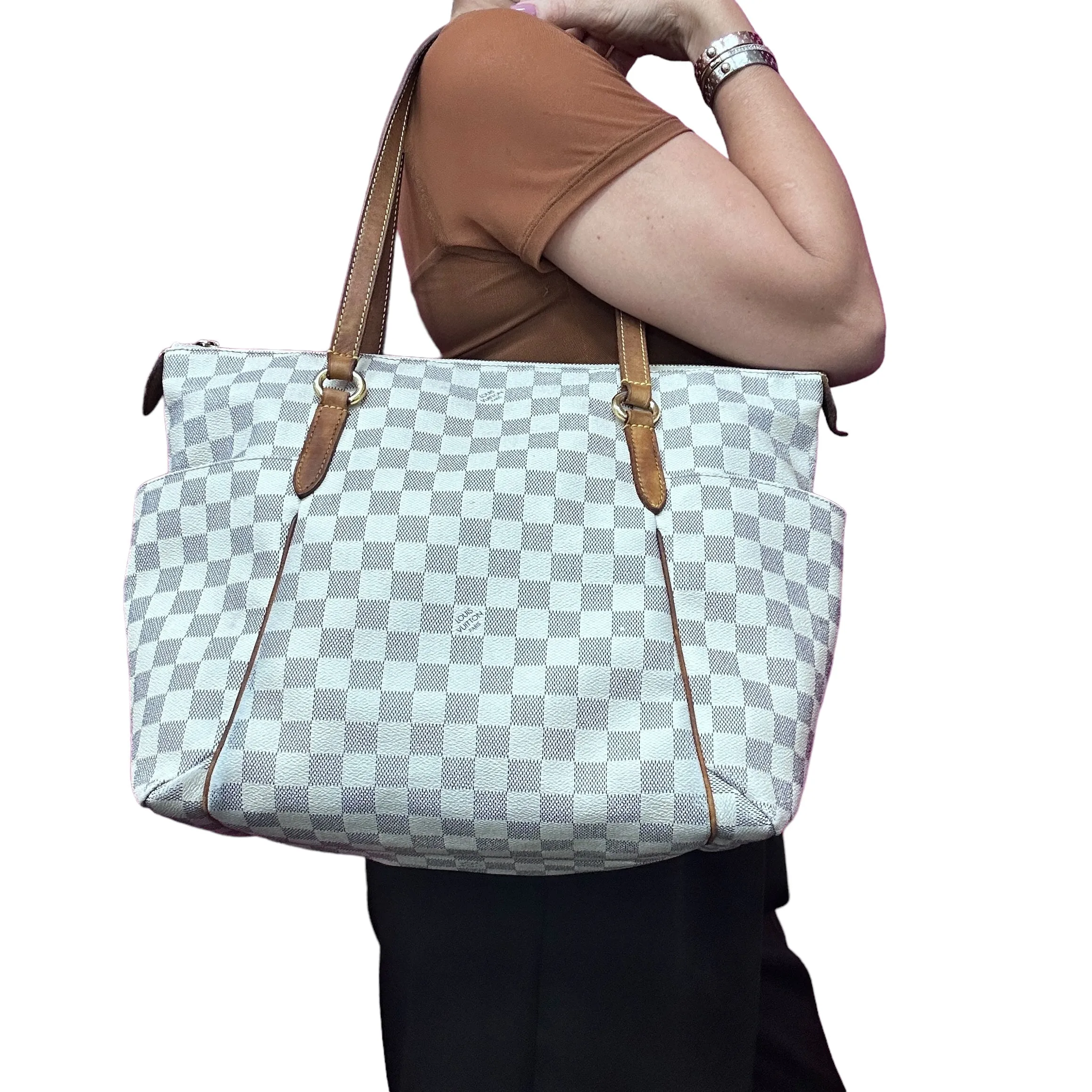 LOUIS VUITTON Damier Azur Totally GM