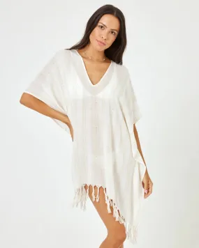 L*Space Women's Seaport Poncho Style Swim Cover Up - Cream