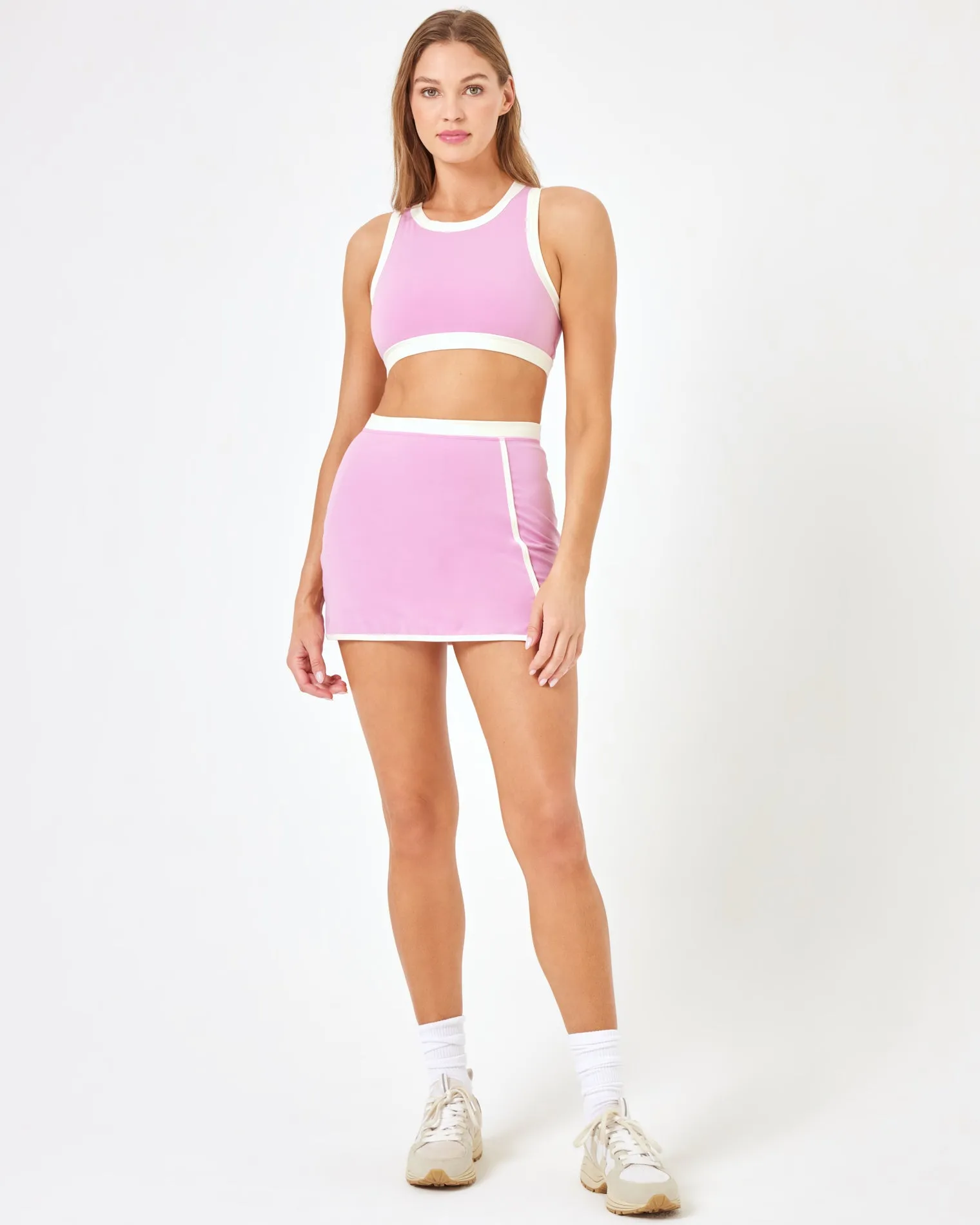 LSPACE X Anthropologie Campbell Skort - Pink Lady