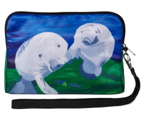 Manatee Signature Wristlet- Tanio Curiosity