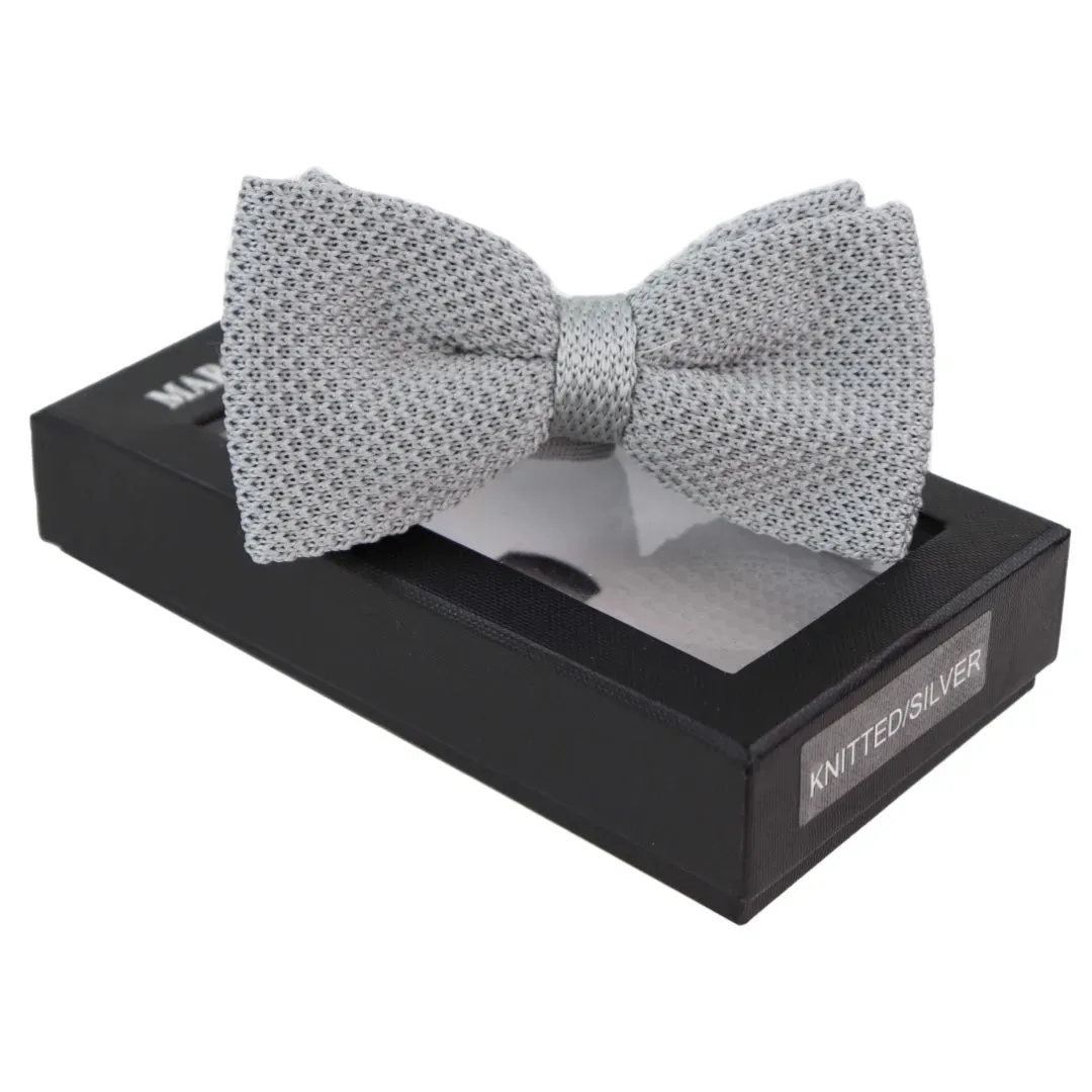 Men's Boys Women's Unisex Knitted Bow Tie For Wedding Prom Tux