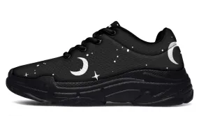 MoonDust Chunky Sneakers - Light Breathable and Comfortable Sports Shoes with Platform Soles