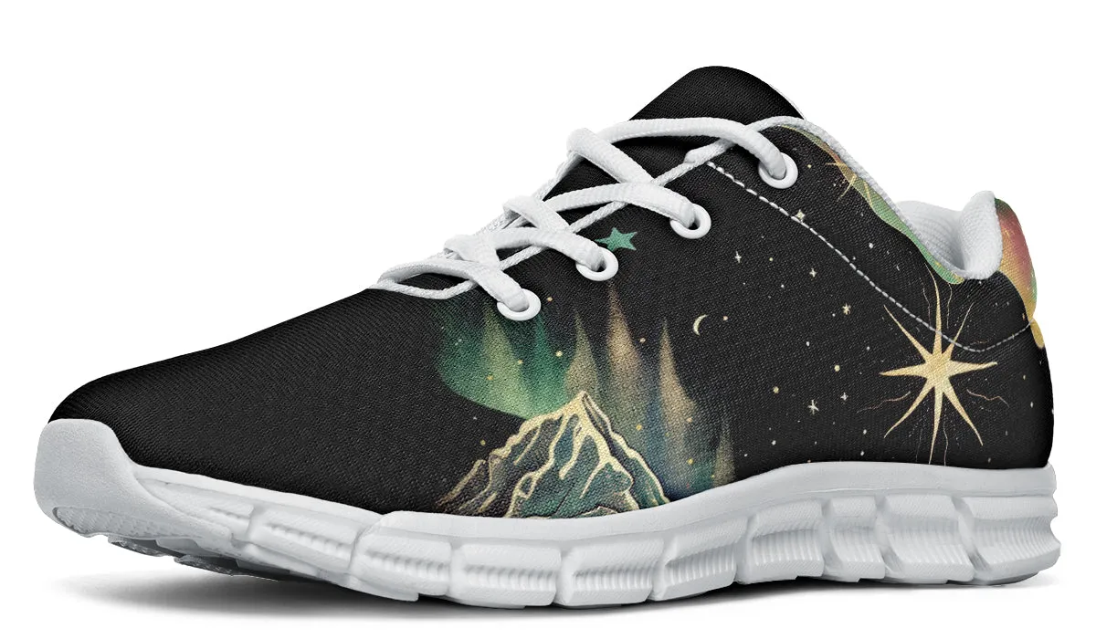 Northern Lights Athletic Sneakers - Light Breathable and Comfortable Sports Shoes with Anti-Slip Soles