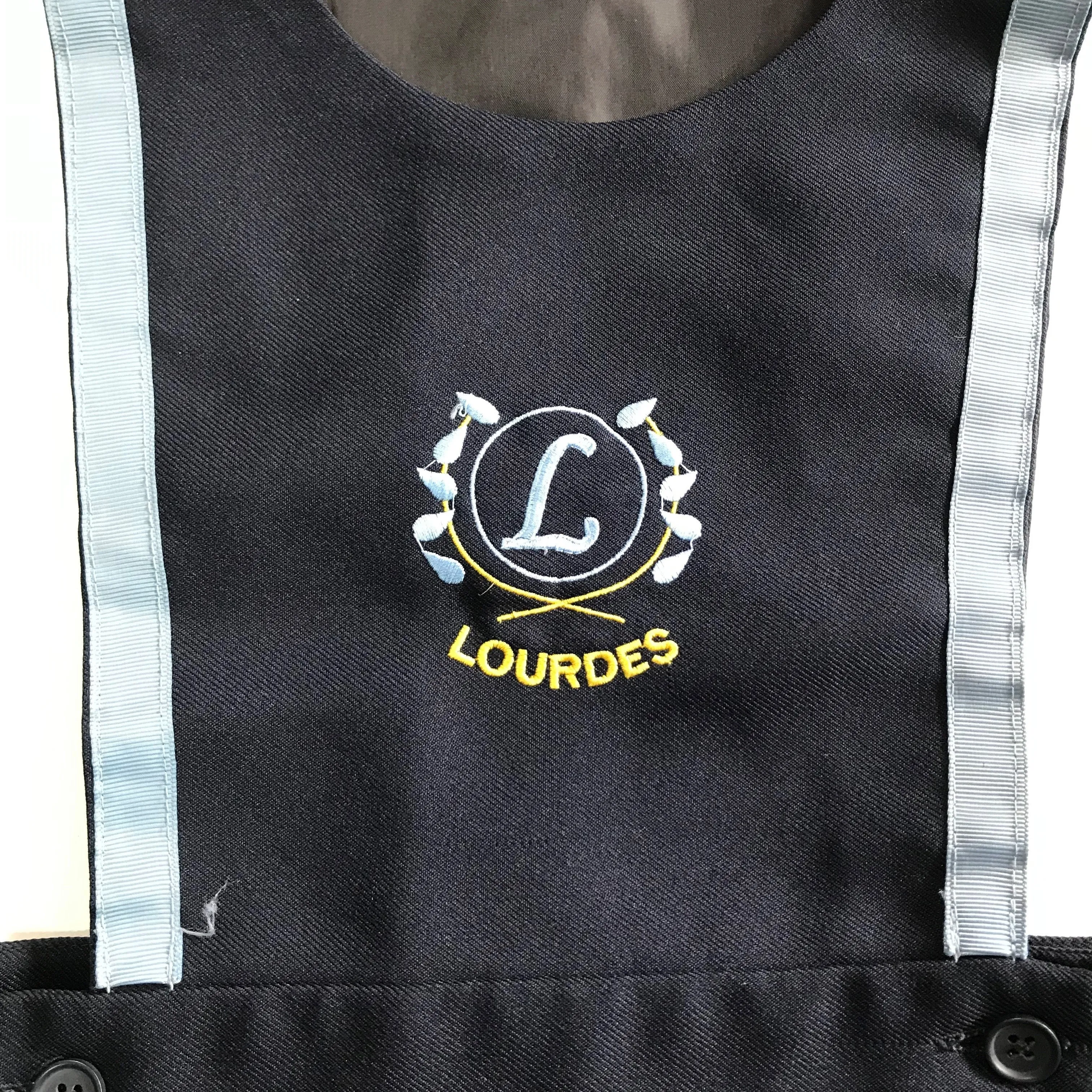 *Our Lady of Lourdes Primary Navy Blue Pinafore Bib