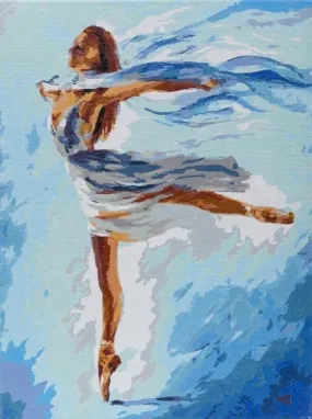 "Dance in Dream" by Leonid Afremov Paint by Numb3rs Framed Kit 30x40cm