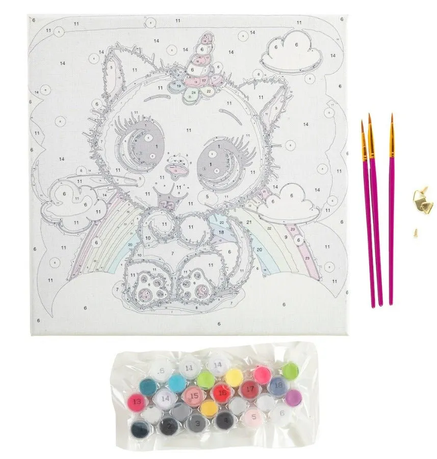 "Kitten Rainbow" Paint By Numb3rs Kit