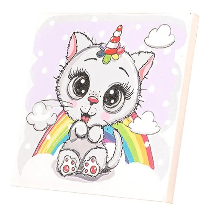 "Kitten Rainbow" Paint By Numb3rs Kit