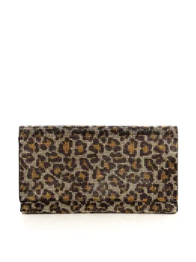 Shiraleah Kass Leopard Clutch, Multi - FINAL SALE ONLY