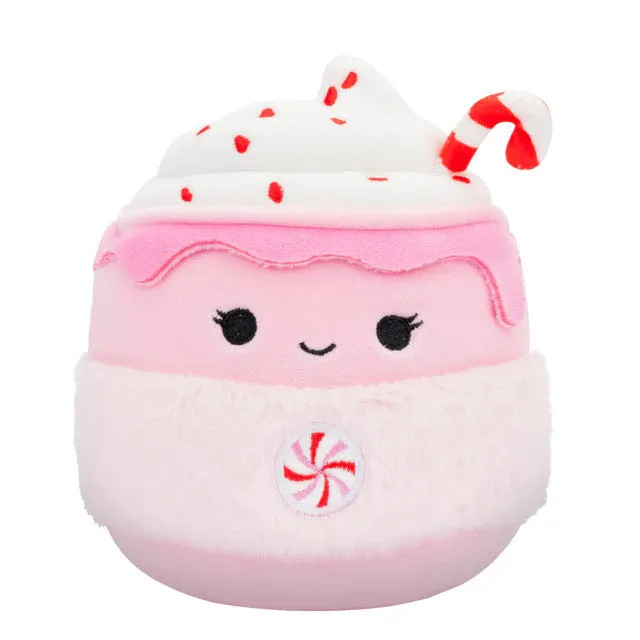 Squishmallow 16 Inch Ethel the Peppermint Latte Christmas Plush Toy