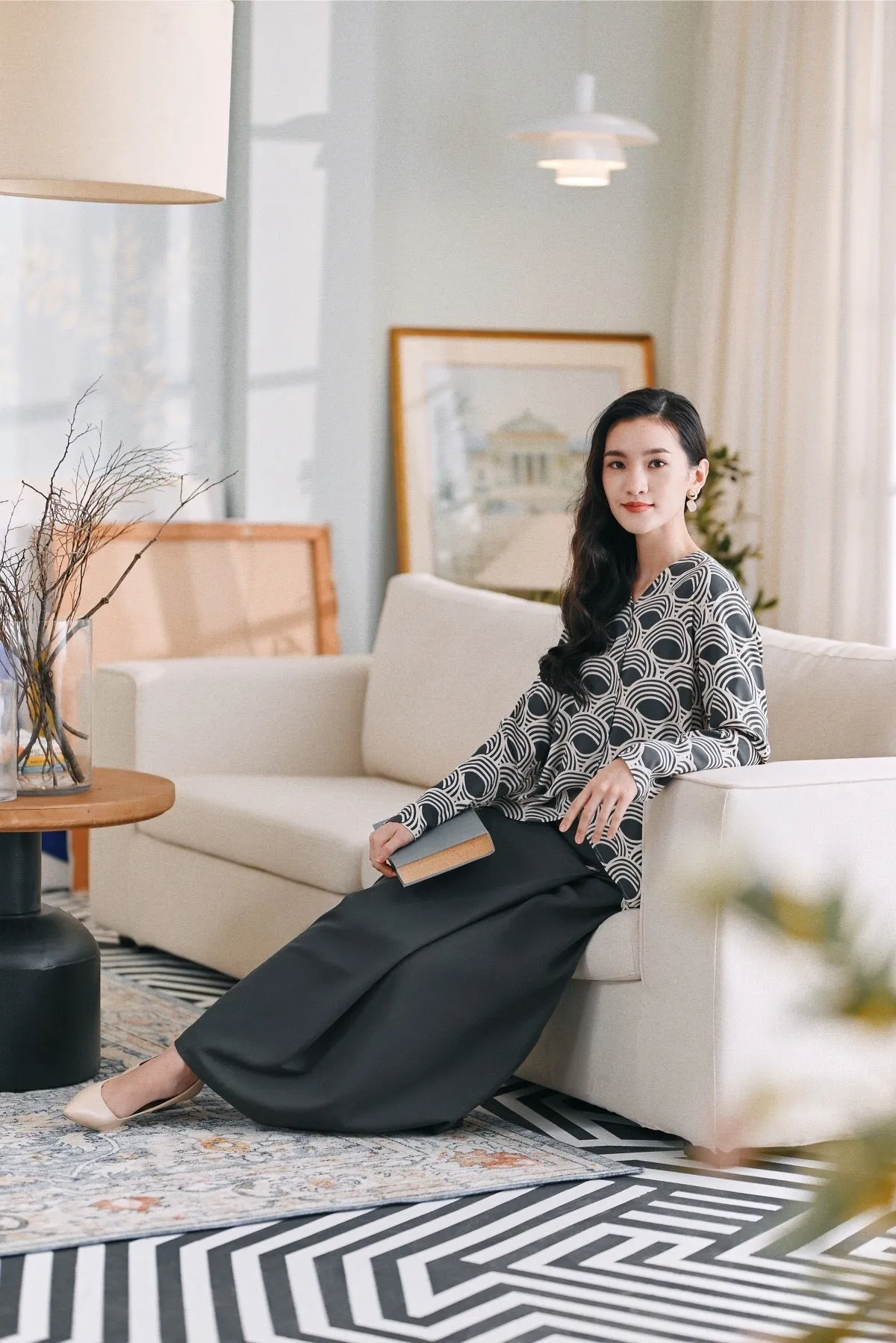 The Caya Women Bulan Blouse - Echo