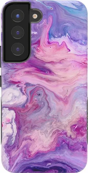 Tie Dying Over You | Purple Marble Samsung Case